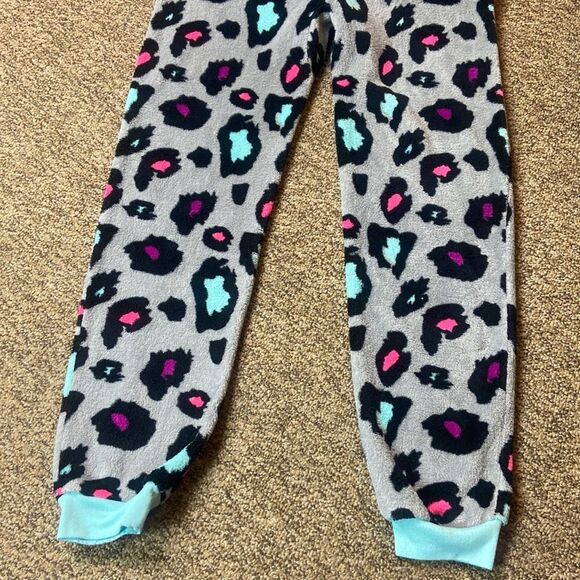 Total Girl Leopard Print Pijamas Junior Size XL 16 - Picture 8 of 16